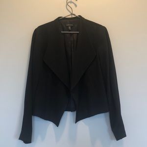 Eileen Fisher Draped Black Blazer Size XS